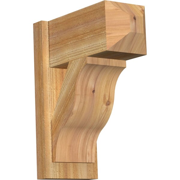 Ekena Millwork Funston Craftsman Rough Sawn Outlooker, Western Red Cedar, 8"W x 16"D x 20"H OUT08X16X20FST04RWR - main